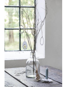 Bedelys lys grå 5 stk 2