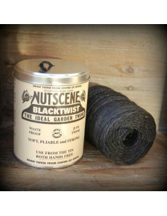 Nutscene Metaldåse Jutesnor Sort 2