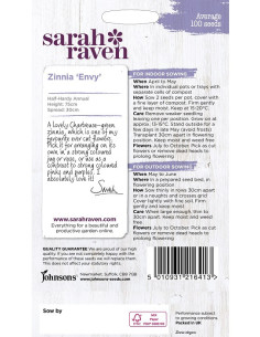 Sarah Raven Zinnia Envy 2