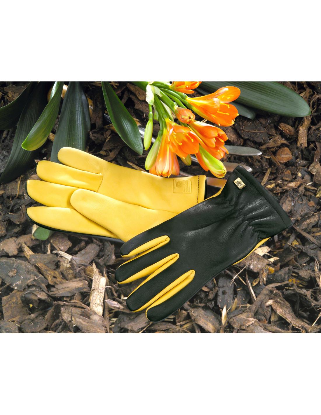 Wow ros jernbane Gold leaf handsker dry touch til dame hos den engelske gartner shop