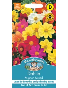 Mr. Fothergill's dahlia mignon mix