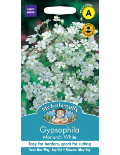 Mr. Fothergill's gypsophila monarch white