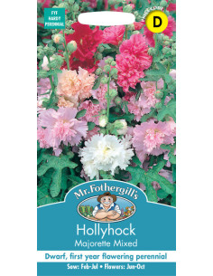 Mr. Fothergill's hollyhock marjorette mix