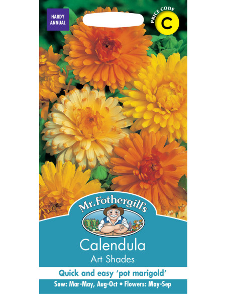 Mr. Fothergill's calendula art shades