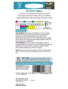 Mr. Fothergill's sunflower vanilla ice 2