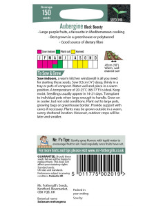 Mr. Fothergill's Aubergine Black Beauty 2