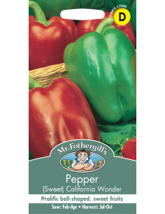 Mr. Fothergill's pepper calofornia wonder