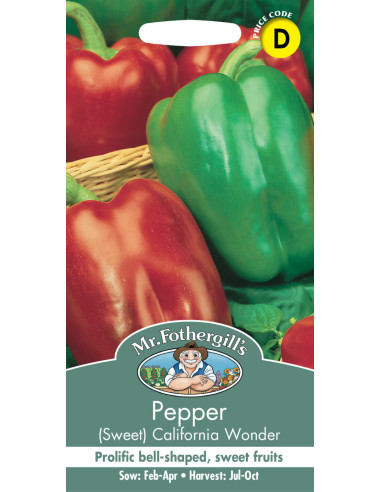 Mr. Fothergill's pepper calofornia wonder