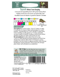 Mr. Fothergill's squash sweet dumpling 2