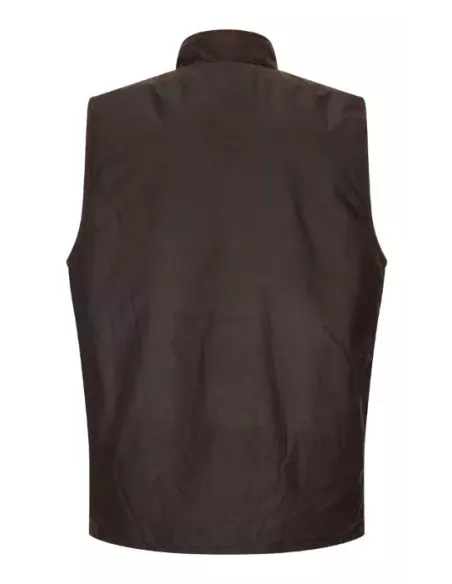 Walker & Hawkes Herre Oilskinsvest brown hos den engelske gartner shop