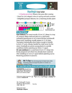 Mr. Fothergill's Aquilegia Lime Sorbet 2