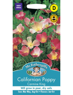 Mr. Fothergill's Californian Poppy Carmine