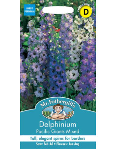 Mr. Fothergill's Delphinium Pacific Giant Mixed