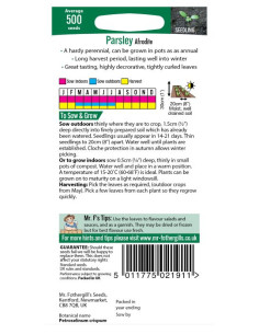 Mr. Fothergill's Parsley Afrodite 2