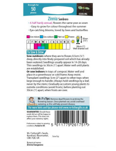 Mr. Fothergill's Zinnia Sombrero 2