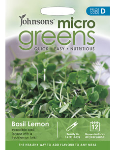 Johnsons Micro Greens Basil Lemon