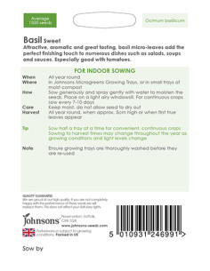 Johnsons Micro Greens Basil 2