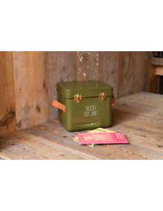 Burgon & Ball frø opbevaringskasse olive 2