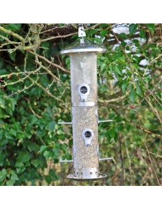 Wildlife World foderautomat i rustfrit stål stor