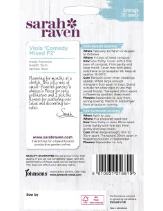 Sarah Raven Viola 'Comedy Mixed F2' 2