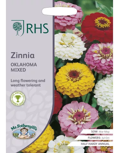 RHS Zinnia Oklahoma Mixed