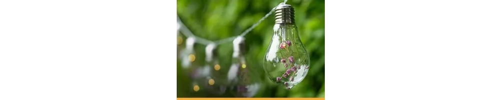 Lyskæder, lanterner & andet lys i haven | Bestil flot lys til haven online