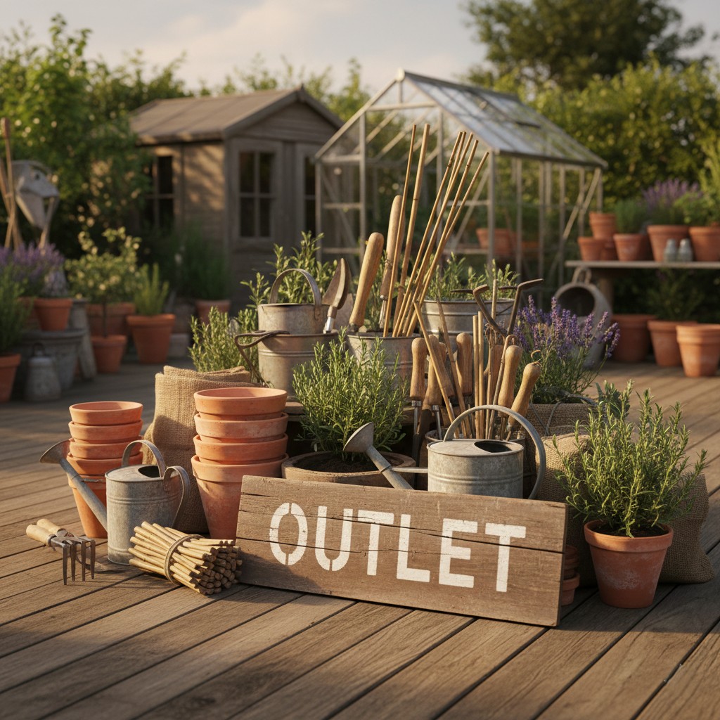 Outlet hos den engelske gartner shop